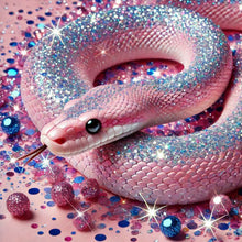 Load image into Gallery viewer, Diamond Painting - Full Square - Shining Diamond Snake (40*40CM)