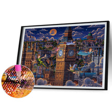 Load image into Gallery viewer, Diamond Painting - Full Round - Big Ben And Cartoon Characters (50*40CM)