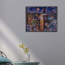 Load image into Gallery viewer, Diamond Painting - Full Round - Big Ben And Cartoon Characters (50*40CM)