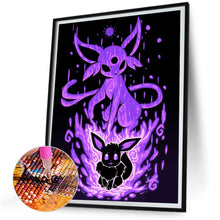 Load image into Gallery viewer, Diamond Painting - Full Round - Pikachu Silhouette (30*40CM)