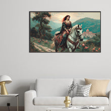 Load image into Gallery viewer, Diamond Painting - Full Square - Horse-Riding Woman (70*40CM)