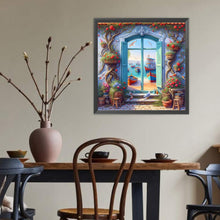 Load image into Gallery viewer, Diamond Painting - Full Round - Window View (40*40CM)