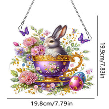 Load image into Gallery viewer, Easter Diamond Art Hanging Pendant Acrylic 5D DIY Diamond Painting Dots Pendant