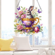Load image into Gallery viewer, Easter Diamond Art Hanging Pendant Acrylic 5D DIY Diamond Painting Dots Pendant