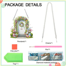 Load image into Gallery viewer, Easter Diamond Art Hanging Pendant Acrylic 5D DIY Diamond Painting Dots Pendant