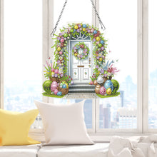 Load image into Gallery viewer, Easter Diamond Art Hanging Pendant Acrylic 5D DIY Diamond Painting Dots Pendant