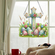 Load image into Gallery viewer, Easter Diamond Art Hanging Pendant Acrylic 5D DIY Diamond Painting Dots Pendant