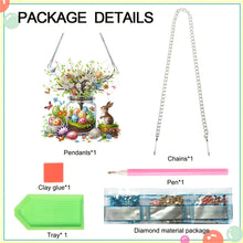 Load image into Gallery viewer, Easter Diamond Art Hanging Pendant Acrylic 5D DIY Diamond Painting Dots Pendant