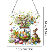 Load image into Gallery viewer, Easter Diamond Art Hanging Pendant Acrylic 5D DIY Diamond Painting Dots Pendant