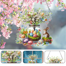 Load image into Gallery viewer, Easter Diamond Art Hanging Pendant Acrylic 5D DIY Diamond Painting Dots Pendant