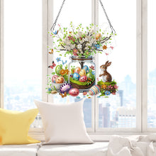 Load image into Gallery viewer, Easter Diamond Art Hanging Pendant Acrylic 5D DIY Diamond Painting Dots Pendant