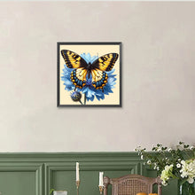 Load image into Gallery viewer, Diamond Painting - Full Round - Blue Butterfly (40*40CM)