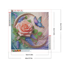 Load image into Gallery viewer, Diamond Painting - Full Round - Rose Butterfly (40*40CM)