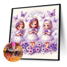 Load image into Gallery viewer, Diamond Painting - Full Round - Cloud Angel Girl (40*40CM)