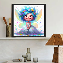 Load image into Gallery viewer, Diamond Painting - Full Round - Blue-Haired Elf Girl (40*40CM)