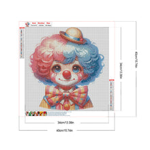 Load image into Gallery viewer, Diamond Painting - Full Round - Girl With Clown Makeup (40*40CM)