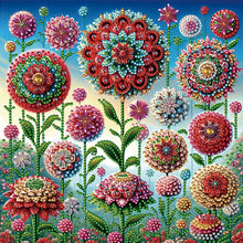Load image into Gallery viewer, Diamond Painting - Partial Special Shaped - Mandala Garden (30*30CM)