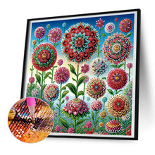 Load image into Gallery viewer, Diamond Painting - Partial Special Shaped - Mandala Garden (30*30CM)