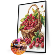 Load image into Gallery viewer, AB Diamond Painting - Full Round - Raspberry Basket (40*60CM)