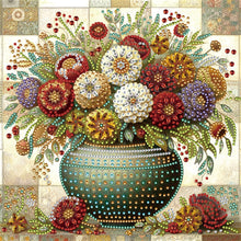 Load image into Gallery viewer, Diamond Painting - Partial Special Shaped - Vintage Vase (30*30CM)