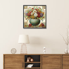 Load image into Gallery viewer, Diamond Painting - Partial Special Shaped - Vintage Vase (30*30CM)