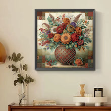 Load image into Gallery viewer, Diamond Painting - Partial Special Shaped - Vintage Vase (30*30CM)
