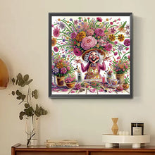 Load image into Gallery viewer, Diamond Painting - Partial Special Shaped - Optimistic Old Lady (30*30CM)