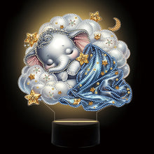 Load image into Gallery viewer, Acrylic Double Sided Animals Decorative DIY 5D Diamond Lamp for Adults Beginners