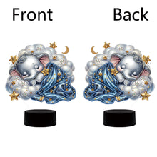 Load image into Gallery viewer, Acrylic Double Sided Animals Decorative DIY 5D Diamond Lamp for Adults Beginners