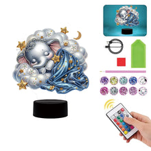 Load image into Gallery viewer, Acrylic Double Sided Animals Decorative DIY 5D Diamond Lamp for Adults Beginners