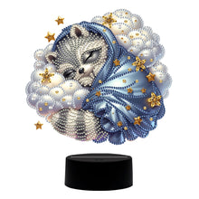 Load image into Gallery viewer, Acrylic Double Sided Animals Decorative DIY 5D Diamond Lamp for Adults Beginners