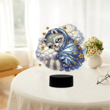 Load image into Gallery viewer, Acrylic Double Sided Animals Decorative DIY 5D Diamond Lamp for Adults Beginners
