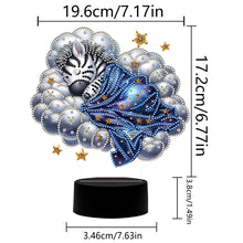 Load image into Gallery viewer, Acrylic Double Sided Animals Decorative DIY 5D Diamond Lamp for Adults Beginners