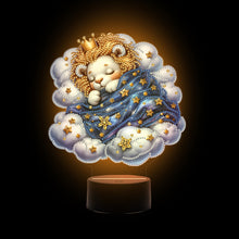 Load image into Gallery viewer, Acrylic Double Sided Animals Decorative DIY 5D Diamond Lamp for Adults Beginners