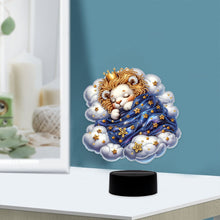 Load image into Gallery viewer, Acrylic Double Sided Animals Decorative DIY 5D Diamond Lamp for Adults Beginners