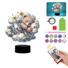 Load image into Gallery viewer, Acrylic Double Sided Animals Decorative DIY 5D Diamond Lamp for Adults Beginners