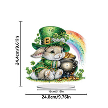 Load image into Gallery viewer, Acrylic Special Shape Bear Diamond Painting Desktop Decors for Home Office Decor