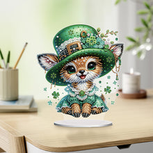 Load image into Gallery viewer, Acrylic Special Shape Bear Diamond Painting Desktop Decors for Home Office Decor