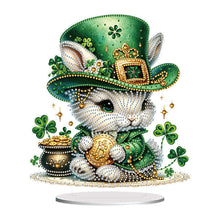 Load image into Gallery viewer, Acrylic Special Shape Bear Diamond Painting Desktop Decors for Home Office Decor