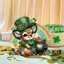 Load image into Gallery viewer, Acrylic Special Shape Bear Diamond Painting Desktop Decors for Home Office Decor