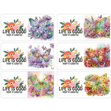 Load image into Gallery viewer, 6pcs Diamond Painting Greeting Cards DIY Diamond Art Cards Handmade Arts Crafts