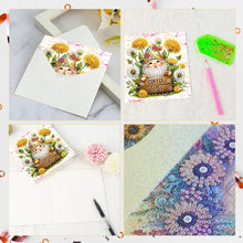 Load image into Gallery viewer, 6pcs Diamond Painting Greeting Cards DIY Diamond Art Cards Handmade Arts Crafts