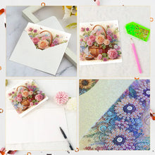 Load image into Gallery viewer, 6pcs Diamond Painting Greeting Cards DIY Diamond Art Cards Handmade Arts Crafts