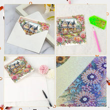 Load image into Gallery viewer, 6pcs Diamond Painting Greeting Cards DIY Diamond Art Cards Handmade Arts Crafts