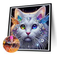 Load image into Gallery viewer, Diamond Painting - Partial Special Shaped - Cat Head (30*30CM)