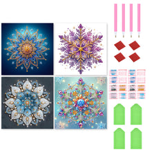 Load image into Gallery viewer, 4pcs Partial Special Diamond Painting Set - Mandala (30*30CM)