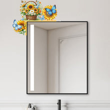 Load image into Gallery viewer, Butterfly Girl Flowers Diamond Art Door Right Angle Sign for Indoor Outdoor Wall