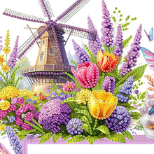 Load image into Gallery viewer, Butterfly Girl Flowers Diamond Art Door Right Angle Sign for Indoor Outdoor Wall