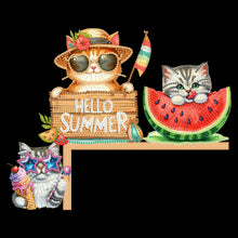 Load image into Gallery viewer, Butterfly Girl Flowers Diamond Art Door Right Angle Sign for Indoor Outdoor Wall