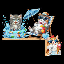 Load image into Gallery viewer, Butterfly Girl Flowers Diamond Art Door Right Angle Sign for Indoor Outdoor Wall